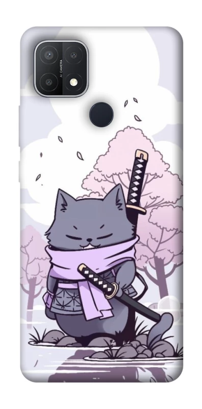 Чохол на Oppo A15s / A15 Samurai cat фото 1 з 1