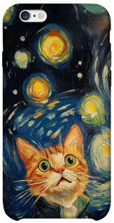 Чехол на Apple iPhone 6/6s (4.7") paint cat фото 1 из 1