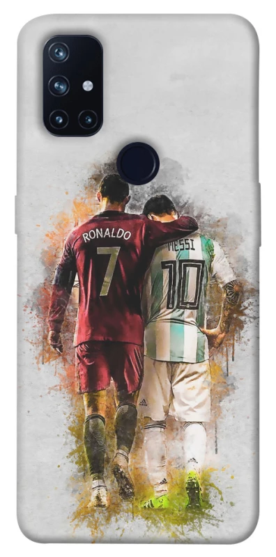 Чохол на OnePlus Nord N10 5G Ronaldo та Messi фото 1 з 1