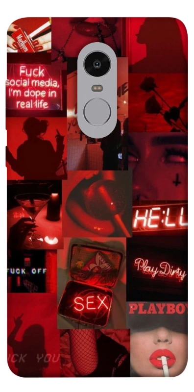 Чехол на Xiaomi Redmi Note 4X / Note 4 (Snapdragon) Love collage ver.3 фото 1 из 1