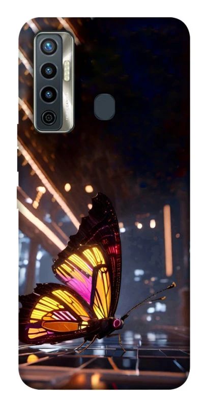 Чехол на TECNO Camon 17 Cyber butterfly фото 1 из 1