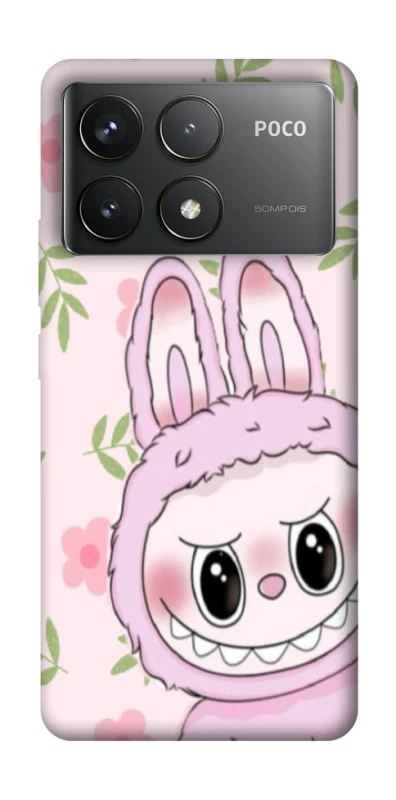 Чохол на Xiaomi Poco F6 Pro Blossom Pink Labubu фото 1 з 1