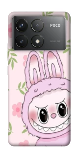 Чехол на Xiaomi Poco F6 Pro Blossom Pink Labubu фото 1 из 1