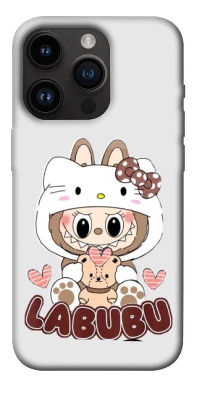 Чохол на Apple iPhone 14 Pro (6.1") Hello Kitty Labubu фото 1 з 1