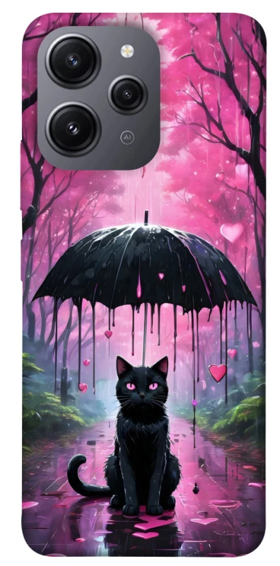 Чехол на Xiaomi Redmi 12 Black cat фото 1 из 1