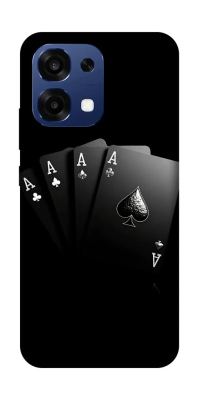 Чохол на Oppo A6 Pro 4G/5G Black Cards фото 2 з 2