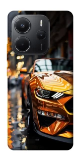 Чохол на Xiaomi Redmi Note 14 4G (Int. version) Golden sports car фото 1 з 1