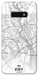 Чехол на Samsung Galaxy S10e Kiev white map фото 1 из 1