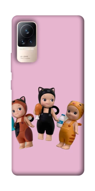 Чохол на Xiaomi Civi 6 Cat Cafe Trio фото 1 з 1