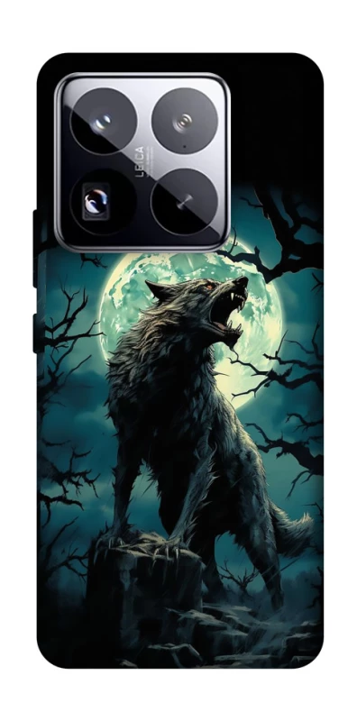 Чохол на Xiaomi 15 Pro Вовк під місяцем фото 1 з 1