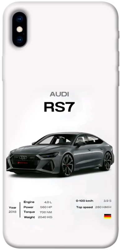 Чехол на Apple iPhone XS Max (6.5") Audi RS7 фото 1 из 1