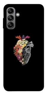 Чохол на Samsung Galaxy A04s Heart with flowers фото 1 з 1
