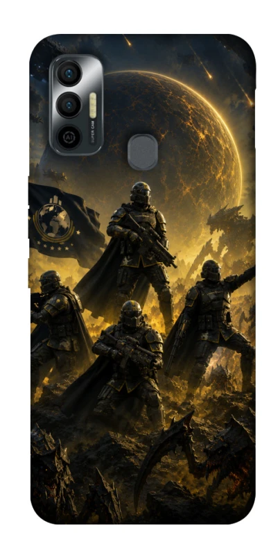 Чохол на TECNO Spark 7 HELLDIVERS ver.2 фото 1 з 1