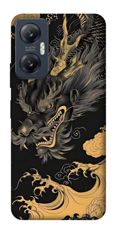 Чохол на Infinix Hot 20 5G gold dragon фото 1 Чохол на Infinix Hot 20 5G gold dragon фото 1 з 1