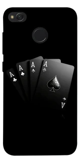 Чохол на Xiaomi Redmi 4X Black Cards фото 1 з 1