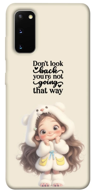 Чохол на Samsung Galaxy S20 Don't look back фото 1 з 1