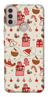 Чохол на Motorola Moto E40 Новорічний v14 фото 1 з 1