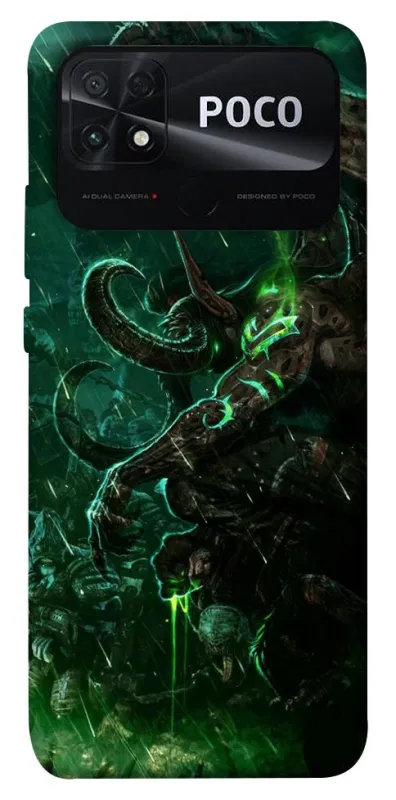 Чохол на Xiaomi Poco C40 Warcraft Illidan v2 фото 1 з 1