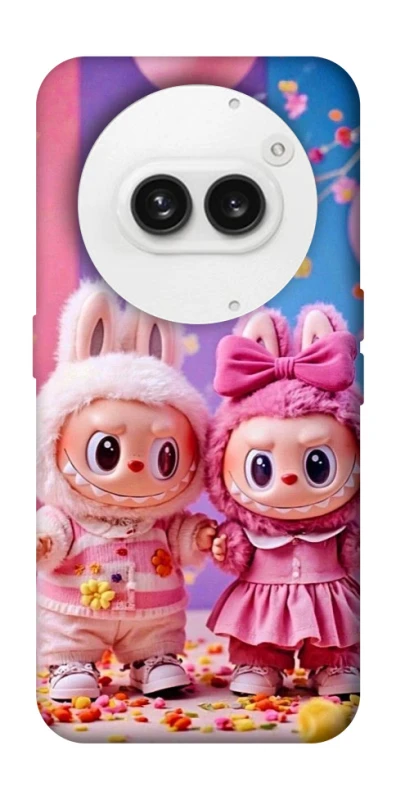 Чохол на Nothing Phone (2a) Labubu twins ver.2 фото 1 з 1