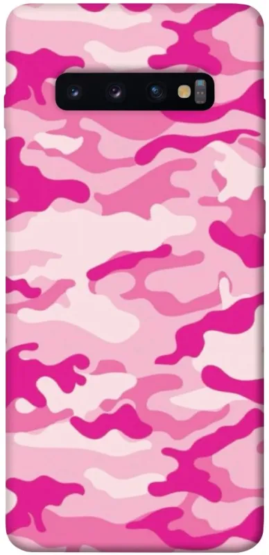 Чехол на Samsung Galaxy S10+ camouflage pink фото 1 из 1