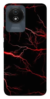 Чехол на Vivo Y02 Красная молния фото 1 из 1