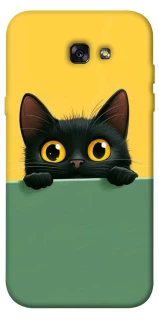 Чохол на Samsung A720 Galaxy A7 (2017) Black cat v2 фото 1 з 1