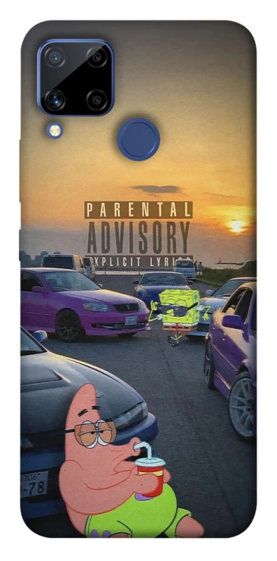 Чехол на Realme C15 Патрик на гонках фото 1 из 1