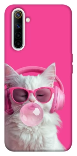 Чехол на Realme 6 Pink kitty фото 1 из 1
