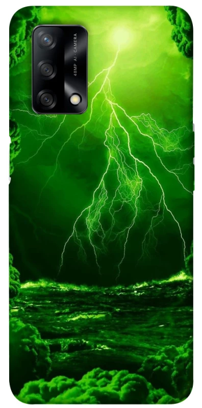 Чохол на Oppo A74 4G Блискавка v2 фото 1 з 1