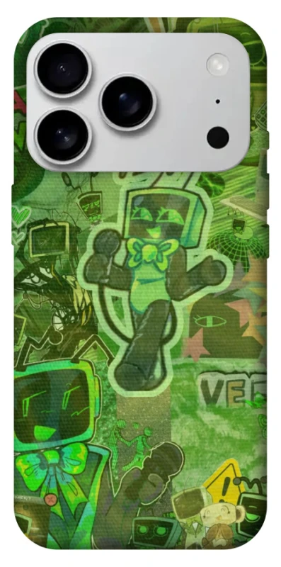 Чохол на Apple iPhone 17 Pro Max (6.9") Dandysworld tv green theme фото 1 з 1