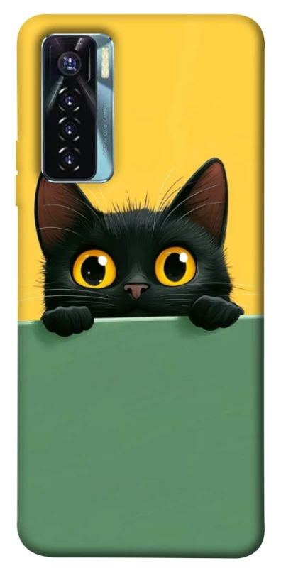 Чохол на TECNO Camon 17 Pro Black cat v2 фото 1 з 1