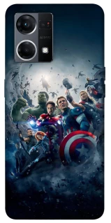 Чохол на Oppo Reno 7 4G Marvel heroes фото 1 з 1