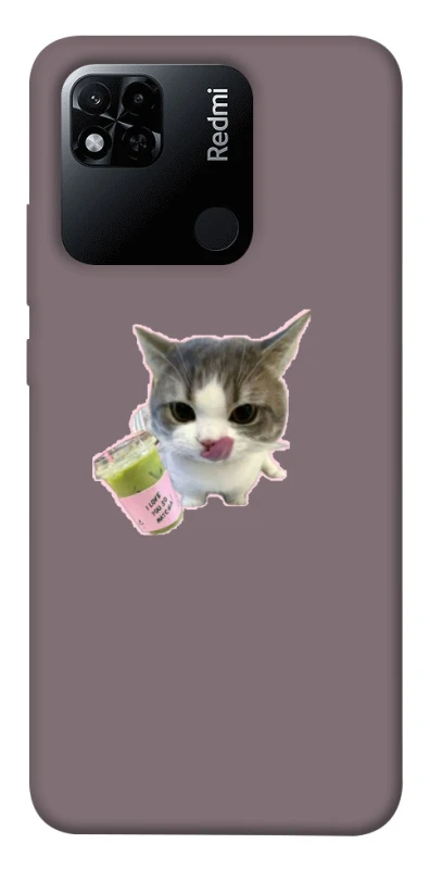 Чохол на Xiaomi Redmi 10A cat matcha фото 1 з 1
