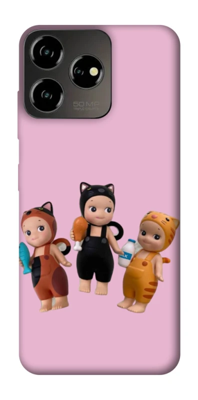 Чохол на ZTE Blade V50 Design 4G Cat Cafe Trio фото 1 з 1