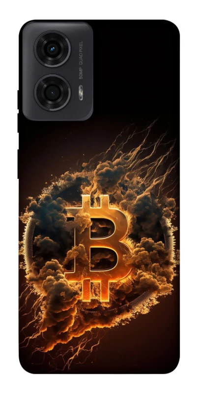 Чохол на Motorola Moto G04 Smoky Bitcoin фото 1 з 1