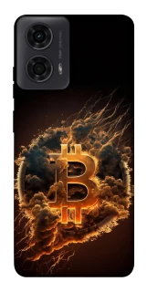 Чехол на Motorola Moto G24 Smoky Bitcoin фото 1 из 1