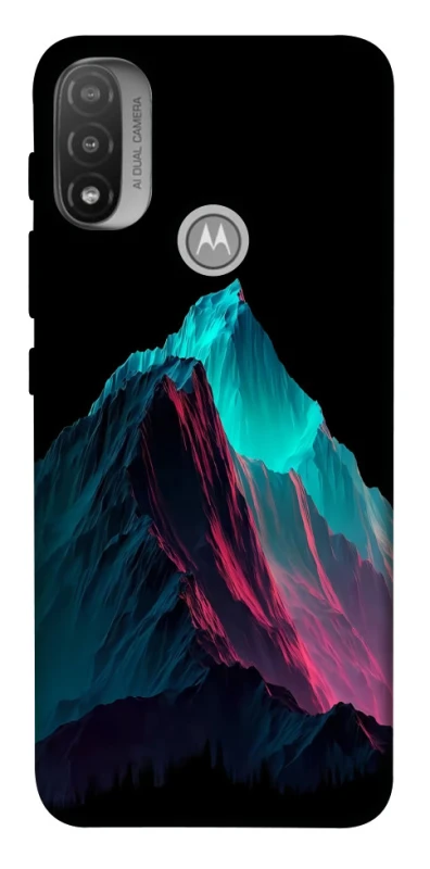 Чохол на Motorola Moto E20 Neon mountains фото 1 з 1