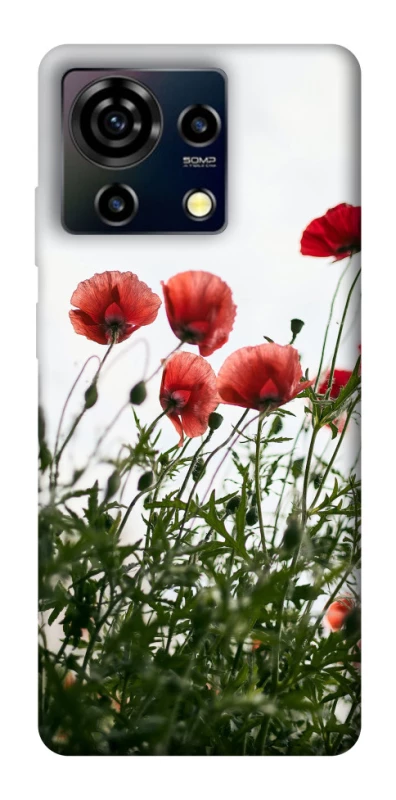 Чехол на ZTE Blade V50 Vita Поле маков фото 1 из 1