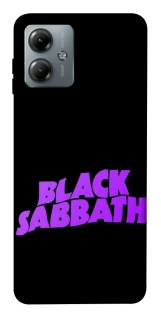 Чехол на Motorola Moto G14 Black Sabbath logo ver.1 фото 1 из 1