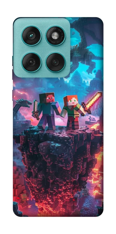 Чохол на Motorola Edge 60 Fusion Minecraft v3 фото 1 з 1