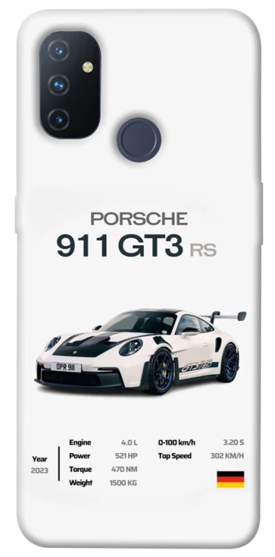 Чехол на OnePlus Nord N100 Porsche 911 GT3 фото 1 из 1