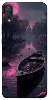 Чохол на Huawei P Smart+ (nova 3i) Boat and flamingo фото 1 з 1