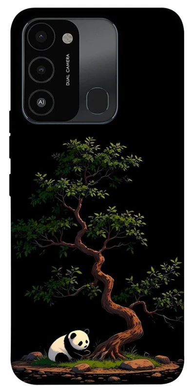 Чехол на TECNO Spark 8C Panda and tree фото 1 из 1