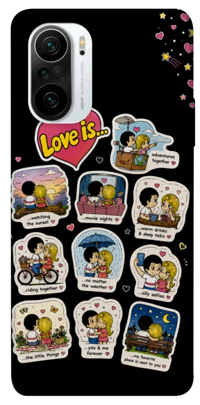 Чохол на Xiaomi Redmi K40 / K40 Pro / K40 Pro+ / Poco F3 Love is ver.4 фото 1 з 1