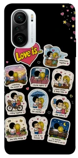 Чехол на Xiaomi Redmi K40 / K40 Pro / K40 Pro+ / Poco F3 Love is ver.4 фото 1 из 1