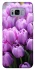 Чехол на Samsung G955 Galaxy S8 Plus Фиолетовые тюльпаны фото 1 из 1