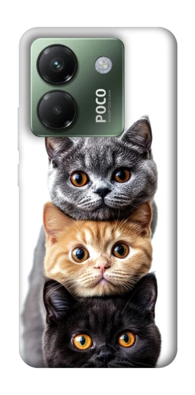Чехол на Xiaomi Poco M7 pro 5G Красивые котики фото 1 из 1