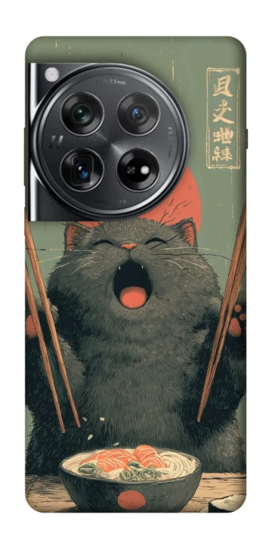 Чехол на OnePlus 12 Hungry Cat фото 1 из 1