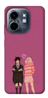 Чехол на Infinix Smart 9 4G / Hot 50i Raven & Rainbow Wednesday фото 1 из 1