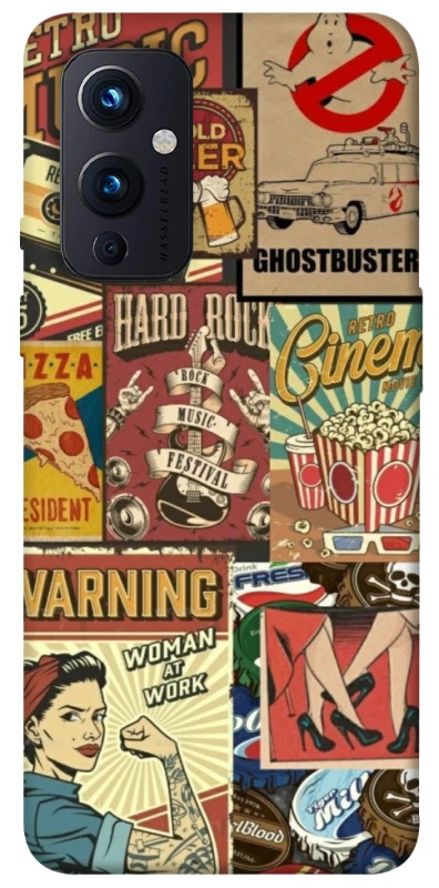 Чехол на OnePlus 9 Retro collage ver.2 фото 1 из 1